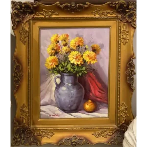 نقاشی رنگ روغن طبیعت بی جان